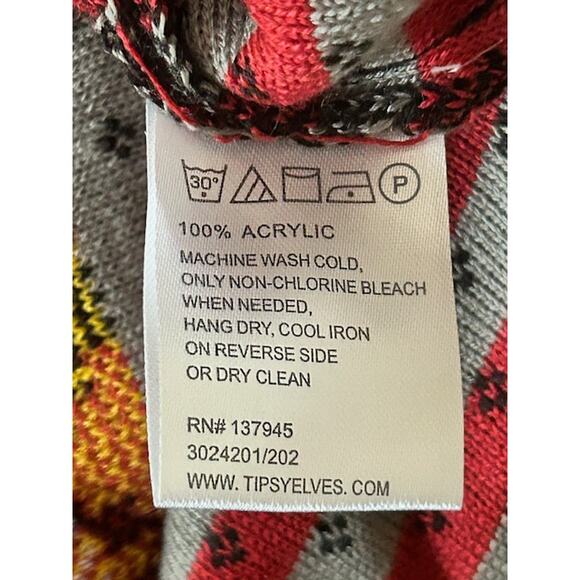 Festive Black Reindeer Sweater Men's Size 4xl - Picture 7 of 8